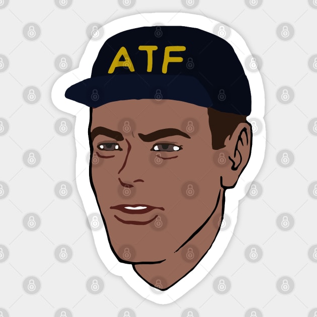 ATF Guy - Meme, Firearms, Undercover, NFA, Gun Enthusiast Sticker by SpaceDogLaika